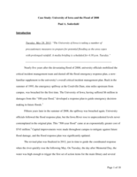 The University of Iowa and the Flood of 2008: A Case Study