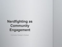 Nerdfighting as Community Engagement: Curricular Change in Context