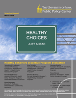 Healthy Behaviors Incentive Program evaluation