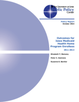 Outcomes for Iowa Medicaid Health Home Program Enrollees 2011-2013