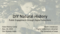 DIY Natural History: Public Engagement through Digital Collections