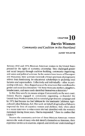 Barrio Women: Community and Coalition in the Heartland