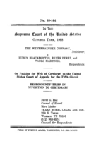 The Weyerhaeuser Company et al. v. Bracamontes et al. Respondents' Brief in Opposition to Certiorari, 88-164 (1988)