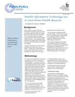 Health Information Technology use in Iowa Home Health Agencies: A Study for Iowa e-Health