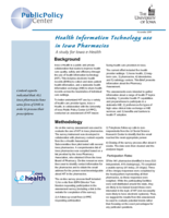 Health Information Technology use in Iowa Pharmacies: A Study for Iowa e-Health