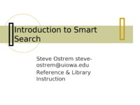 Smart Search Workshop