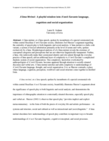 A'ãma Mrémé: A playful window into A’uwẽ-Xavante language, cognition and social organization