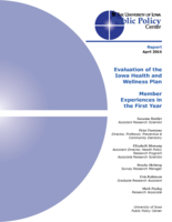 Evaluation of Iowa Health and Wellness Plan member experiences in the first year