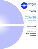Summary Report of the Iowa Medicaid Medical Health Home: Evaluation of a health home program for those with chronic illnesses