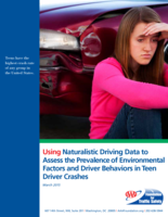 Using naturalistic driving data to assess the prevalence of environmental factors and driver behaviors in teen driver crashes