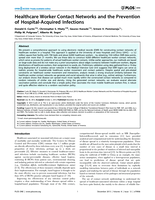 Healthcare Worker Contact Networks and the Prevention of Hospital-Acquired Infections
