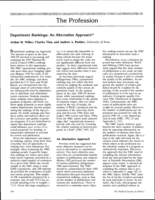 Department Rankings: an Alternative Approach