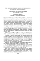 The Missing Links in Legislative Politics: Attentive Constituents