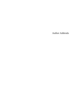 Author Addenda