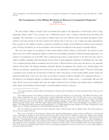 The Consequences of the Military Revolution in Muscovy in Comparative Perspective