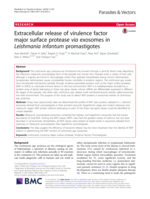 Extracellular release of virulence factor major surface protease via exosomes in Leishmania infantum promastigotes