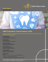 DWP Evaluation: Annual Report 2018. Evaluation of Iowa’s redesigned Dental Wellness Plan (“DWP 2.0”): access, quality, and oral health outcomes