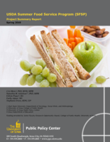 USDA Summer Food Service Program (SFSP): Project Summary Report