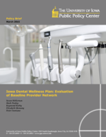 Iowa Dental Wellness Plan: Evaluation of baseline provider network