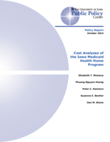 Cost Analyses of the Iowa Medicaid Health Home Program
