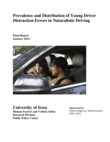 Prevalence and distribution of young driver distraction errors in naturalistic driving