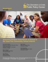 Assessing student experiences of school in the Iowa City Community School District