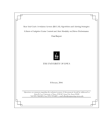 Rear End Crash Avoidance System (RECAS) Algorithms and Alerting Strategies: Effects of Adaptive Cruise Control and Alert Modality on Driver Performance. Final Report