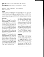 Effects of Terrain on Excessive Travel Distance by Snow Avalanches