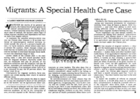 Migrants: A Special Health Care Case
