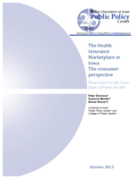 The Health Insurance Marketplace in Iowa.  The consumer perspective: Final report to the Iowa Department of Public Health