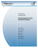 First Evaluation of the IowaCare Program