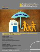 Experiences of Iowa Medicaid Health Home Enrollees (Program Period 2013-2015)