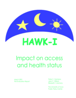 HAWK-I. Impact on Access and Health Status. First Evaluation Report to The hawk-i Clinical Advisory Committee