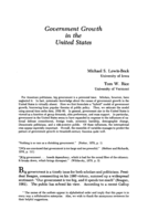 Government Growth in the United States