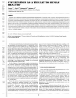 Civilization as a threat to human health?