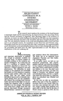 Recruitment Contrasts in a Divided Charismatic Movement