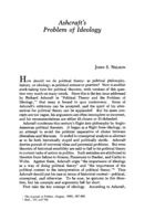 Ashcraft's Problem of Ideology