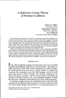 A Reference Group Theory of Partisan Coalitions