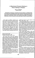 A Biochemical Property Relating to Power Seeking in Humans