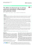 The effects of advanced age on primary total knee arthroplasty: a meta-analysis and systematic review