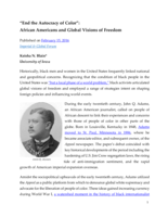 “End the Autocracy of Color”: African Americans and Global Visions of Freedom