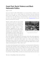 Racial Violence and Black Nationalist Politics