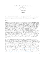 Free Time: The Forgotten American Dream—Footnotes