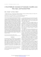 A Novel Multiscale Assessment of Community Assembly across Time, Space, and Functional Niche