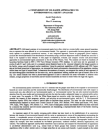 A comparison of GIS-based approaches to environmental equity analysis