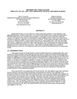 Distributed parallelism: impacts on GIS and collaborative spatial decision-making