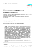 Exosomes: Implications in HIV-1 Pathogenesis