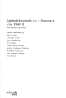 Review of Kapitalakkumulation i Danmark efter 1940, by Jens Brinch