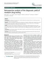 Retrospective analysis of the diagnostic yield of newborn drug testing
