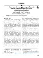 Keratoacanthoma-appearing melanoma metastases in a patient receiving pembrolizumab therapy